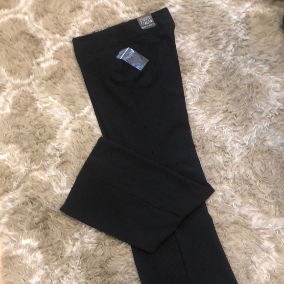 Simply Styled Pants - Navy Blue Pinned Striped Trouser/Slacks. Size 8